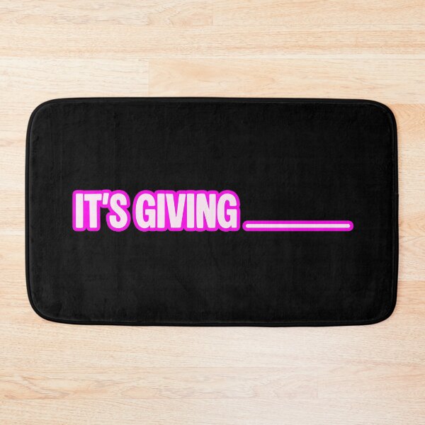 Item preview, It's Giving... Fill in the Blanks, Outline Pink designed and sold by Memes N Lore .