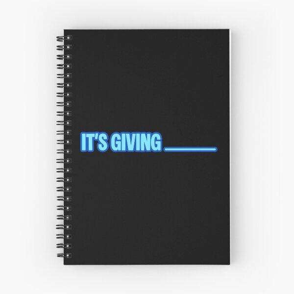 Item preview, It's Giving... Fill in the Blanks, Outline Blue designed and sold by Memes N Lore .