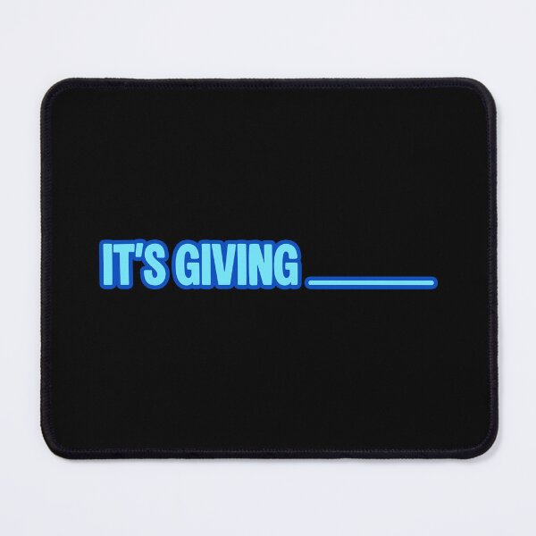 Item preview, It's Giving... Fill in the Blanks, Outline Blue designed and sold by Memes N Lore .