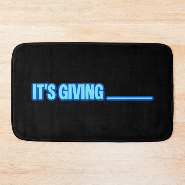 Item preview, It's Giving... Fill in the Blanks, Outline Blue designed and sold by Memes N Lore .