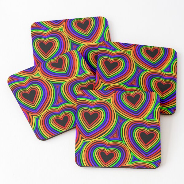 Item preview, Rainbow Heart Doodles designed and sold by Don-A-Hue.