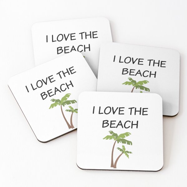 Item preview, I LOVE THE BEACH designed and sold by binmaster3000.