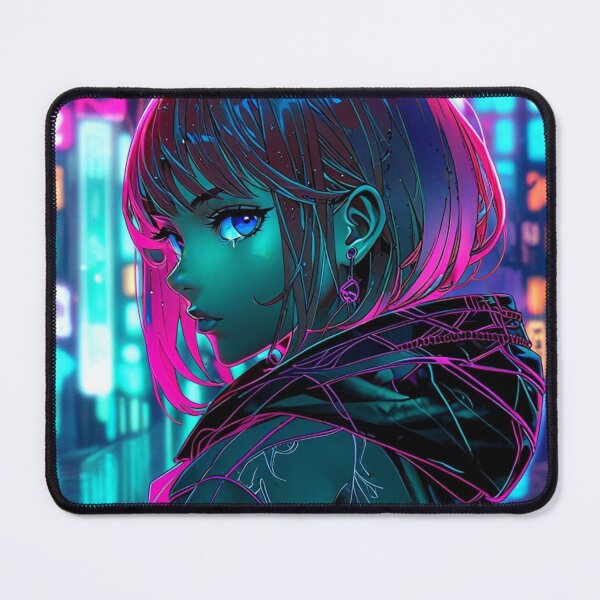 Item preview, Neon Cyberpunk Anime Girl Tokyo Nights designed and sold by AnimDream .