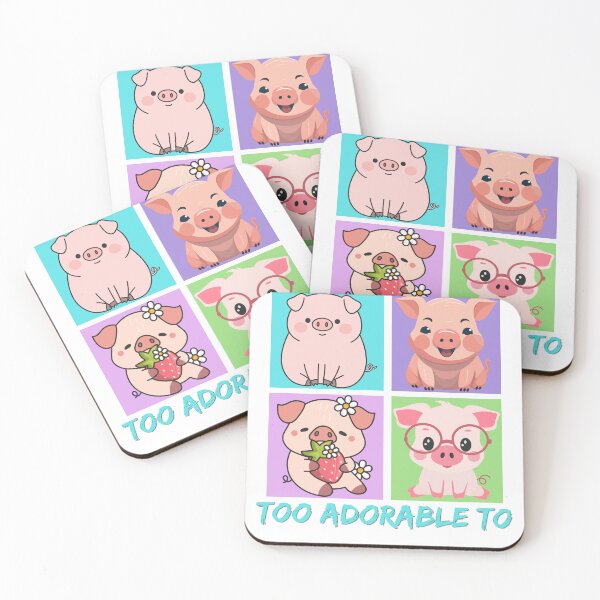 Item preview, Four tiny piggies spreading maximum cuteness designed and sold by LEEVISWA.