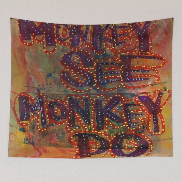 Item preview, Monkey See, Monkey Do designed and sold by ElvisSantanaArt.