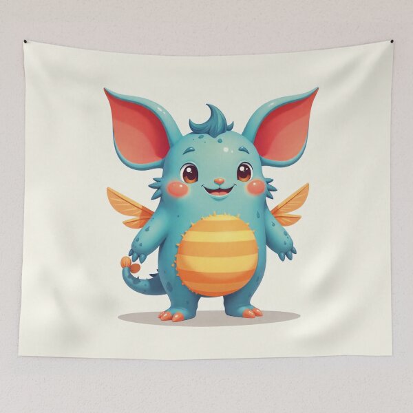 Item preview, Kawaii Space Monster with Elf Ears – Cute Cosmic Creature Design designed and sold by MerlinWear.
