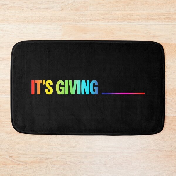 Item preview, It's Giving... Fill in the Blanks, Rainbow designed and sold by Memes N Lore .