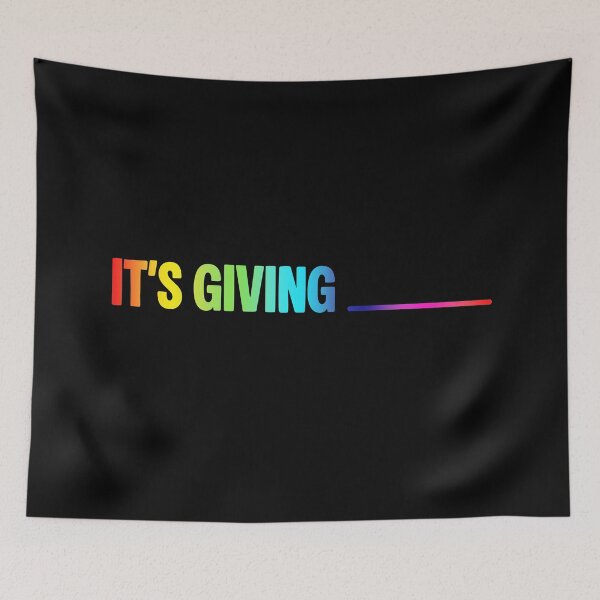 Item preview, It's Giving... Fill in the Blanks, Rainbow designed and sold by Memes N Lore .