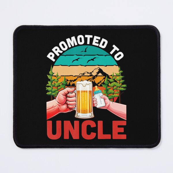 Item preview, Promoted To Uncle Retro Beer Toast Sunset Family Celebration designed and sold by zamiokaline.