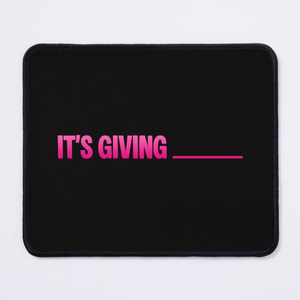 Item preview, It's Giving... Fill in the Blanks, Pink designed and sold by Memes N Lore .