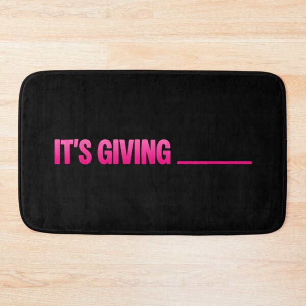 Item preview, It's Giving... Fill in the Blanks, Pink designed and sold by Memes N Lore .