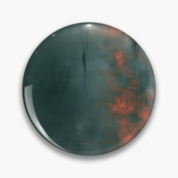 Item preview, Fiery Teal & Ember Explosion No.9 | Textured Abstract designed and sold by SlowRegardArt.