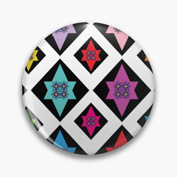 Item preview, Vibrant Geometric Star Mosaic Pattern designed and sold by NornAxiom.