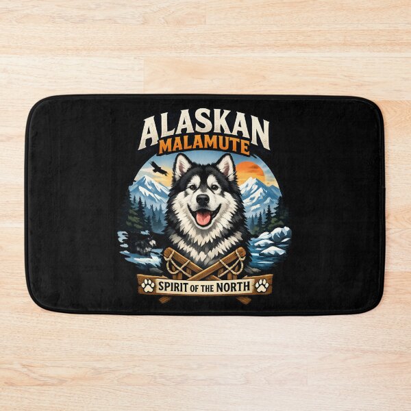 Item preview, Alaskan Malamute - Spirit of the North Mountain Wilderness Dog designed and sold by SidTastic .