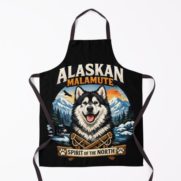Item preview, Alaskan Malamute - Spirit of the North Mountain Wilderness Dog designed and sold by SidTastic .