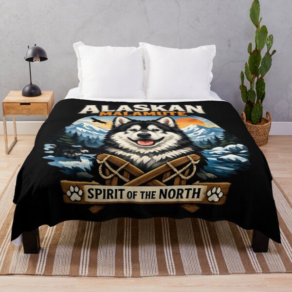 Item preview, Alaskan Malamute - Spirit of the North Mountain Wilderness Dog designed and sold by SidTastic .