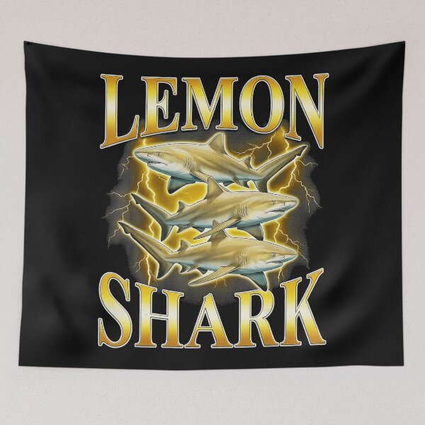 Item preview, Lemon Shark Ocean Predator Vintage Marine Wildlife designed and sold by Masonixem.