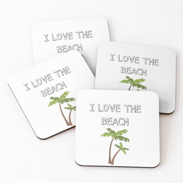Item preview, I LOVE THE BEACH designed and sold by binmaster3000.