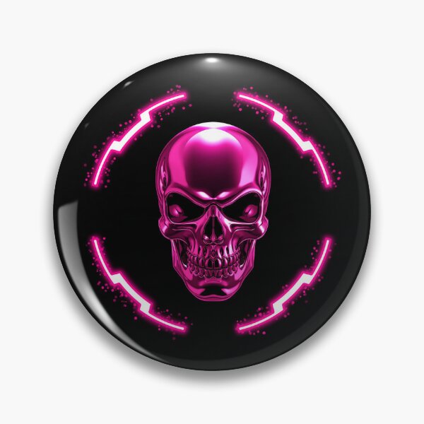Item preview, Neon Reaper – Pink Cyberpunk Skull designed and sold by Mark Cannon.