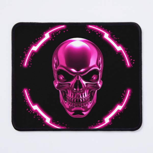 Item preview, Neon Reaper – Pink Cyberpunk Skull designed and sold by Mark Cannon.