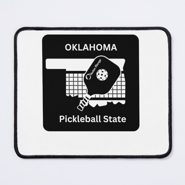 Item preview, Oklahoma Pickleball State Paddle Graphic Poster Design Today designed and sold by JayiaGribbleu.
