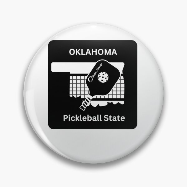 Item preview, Oklahoma Pickleball State Paddle Graphic Poster Design Today designed and sold by JayiaGribbleu.