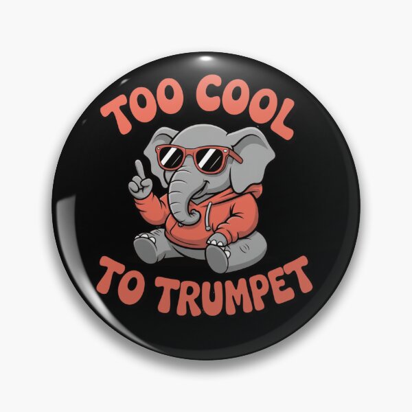 Item preview, Cool Elephant Wearing Hoodie - Too Cool To Trumpet Funny Quote designed and sold by anamul43.