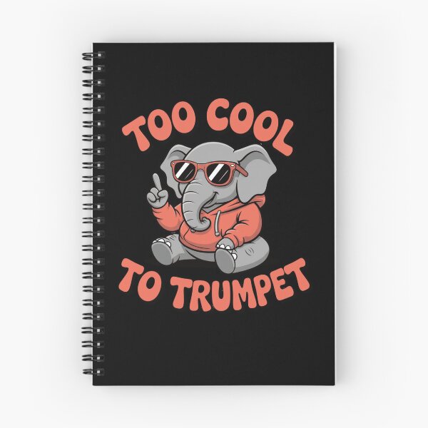 Item preview, Cool Elephant Wearing Hoodie - Too Cool To Trumpet Funny Quote designed and sold by anamul43.