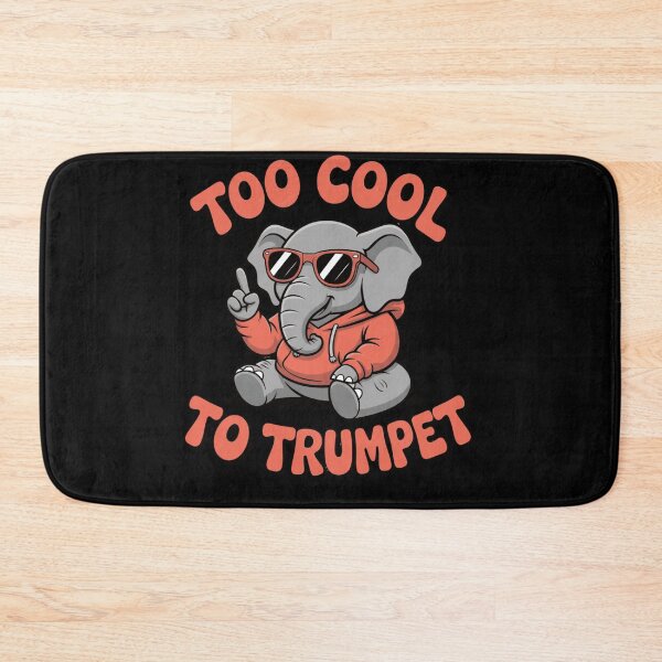 Item preview, Cool Elephant Wearing Hoodie - Too Cool To Trumpet Funny Quote designed and sold by anamul43.