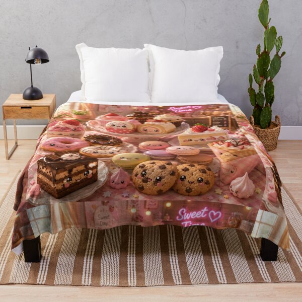 Item preview, Kawaii food pattern Cute Seamless Wallpaper designed and sold by Aramdesing.