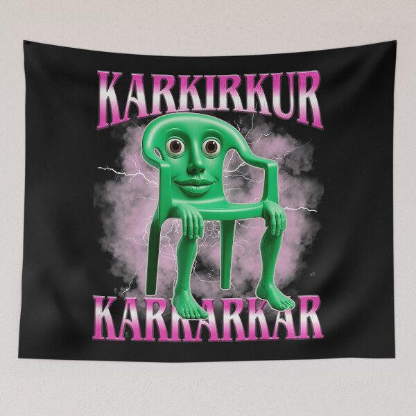 Item preview, Cursed Green Chair Creature Retro Meme Chaos designed and sold by Masonixem.