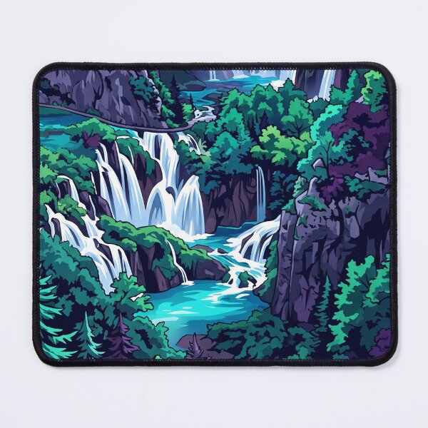 Item preview, Plitvice Lakes Stormy Twilight Waterfalls - Croatia designed and sold by SpiriTravels.