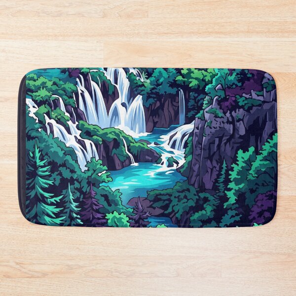 Item preview, Plitvice Lakes Stormy Twilight Waterfalls - Croatia designed and sold by SpiriTravels.