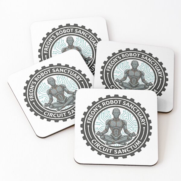 Item preview, Zen Robot Meditating Circuit Board Logo designed and sold by octozap.