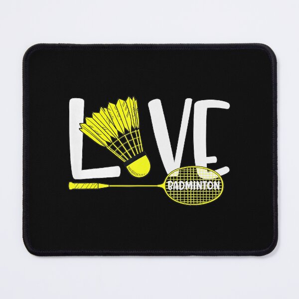 Item preview, Love Badminton Cute Shuttlecock and Racket Sports Player designed and sold by allistermariam.