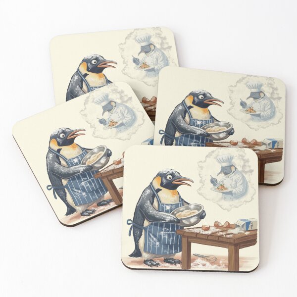 Item preview, Future Michelin Star Penguin designed and sold by NatureBrushbyMariela.