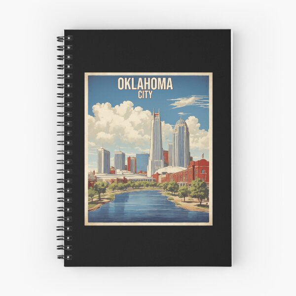 Item preview, Oklahoma Vintage Tourism Skyline Travel Graphic Poster Design designed and sold by JayiaGribbleu.