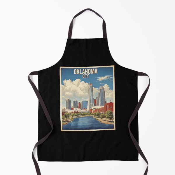 Item preview, Oklahoma Vintage Tourism Skyline Travel Graphic Poster Design designed and sold by JayiaGribbleu.