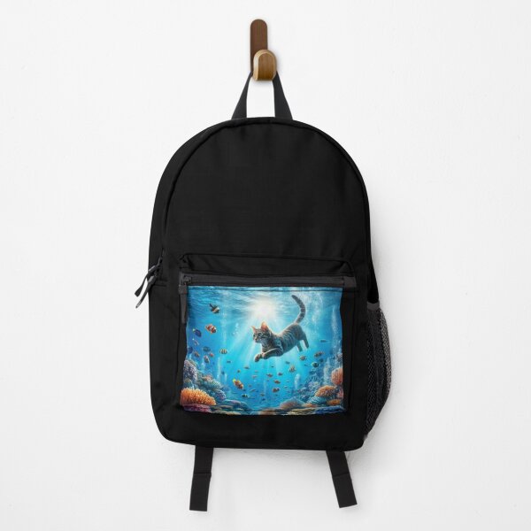 Item preview, Underwater Cat – Surreal Ocean Fantasy designed and sold by Dogandesighn.
