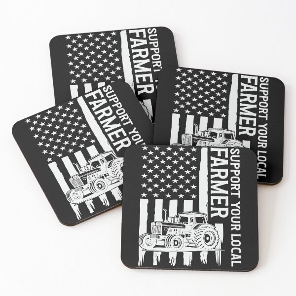 Item preview, Support Your Local Farmer Tractor American Flag Rural Pride designed and sold by zamiokaline.