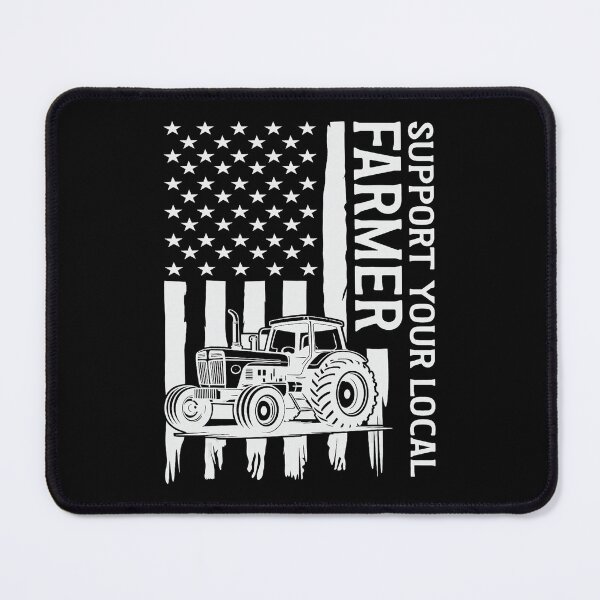 Item preview, Support Your Local Farmer Tractor American Flag Rural Pride designed and sold by zamiokaline.