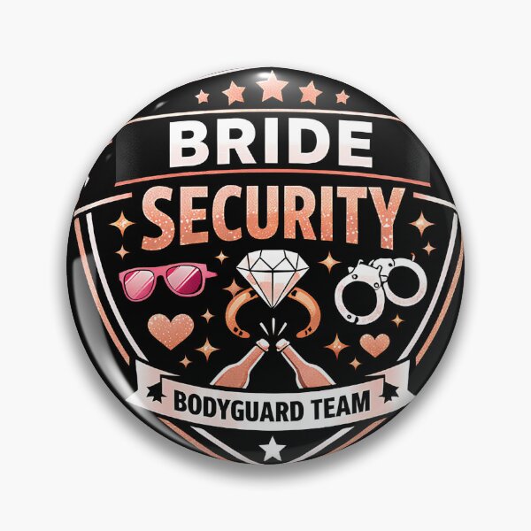 Item preview, Bodyguard Team JGA Badge designed and sold by PicParadiz.