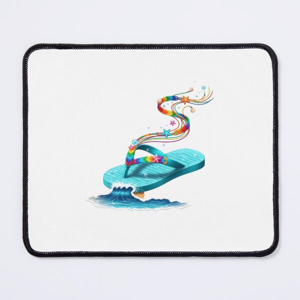 Item preview, Summer Sandal Wave Illustration designed and sold by AbanoubStore.