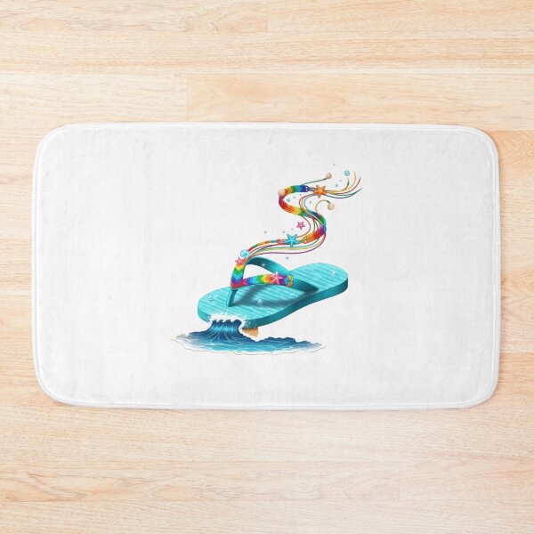 Item preview, Summer Sandal Wave Illustration designed and sold by AbanoubStore.
