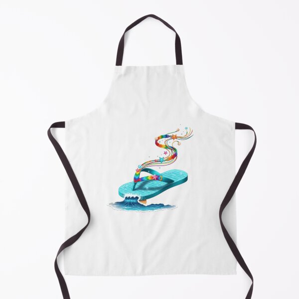 Item preview, Summer Sandal Wave Illustration designed and sold by AbanoubStore.