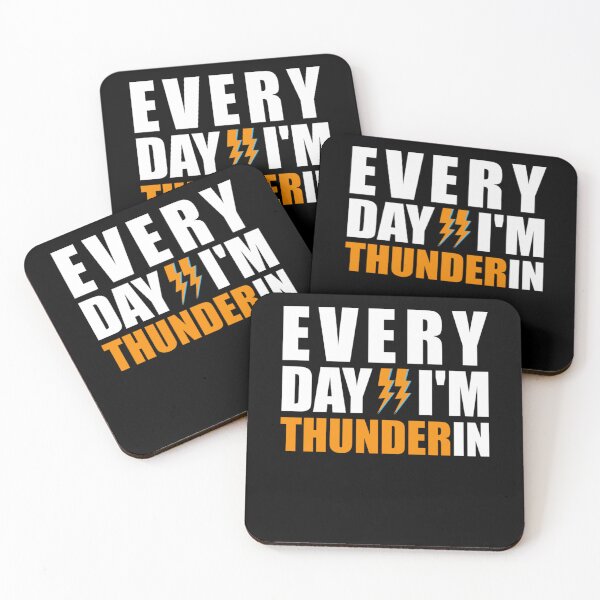 Item preview, Everyday Thunderin Bold Basketball Quote Graphic Poster Design designed and sold by JayiaGribbleu.