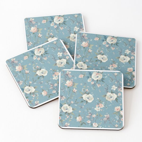Item preview, Vintage pink rose pattern designed and sold by uunaa.