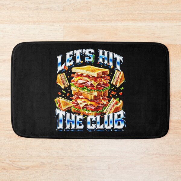 Item preview, Lets Hit The Club Sandwich Stack Retro Dad Joke Diner designed and sold by Masonixem.