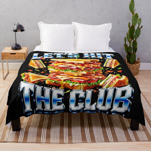 Item preview, Lets Hit The Club Sandwich Stack Retro Dad Joke Diner designed and sold by Masonixem.