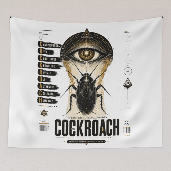 Item preview, COCKROACH Janata Party Satirical Political designed and sold by ArtsyExplorer.